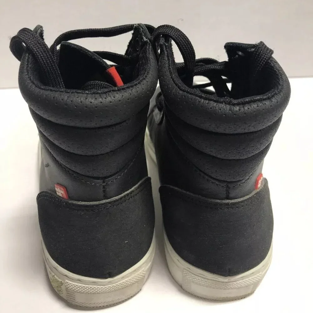 Mellow Walk Women’s Jessica, Black Lace-Up Sneakers, Size 5.5M